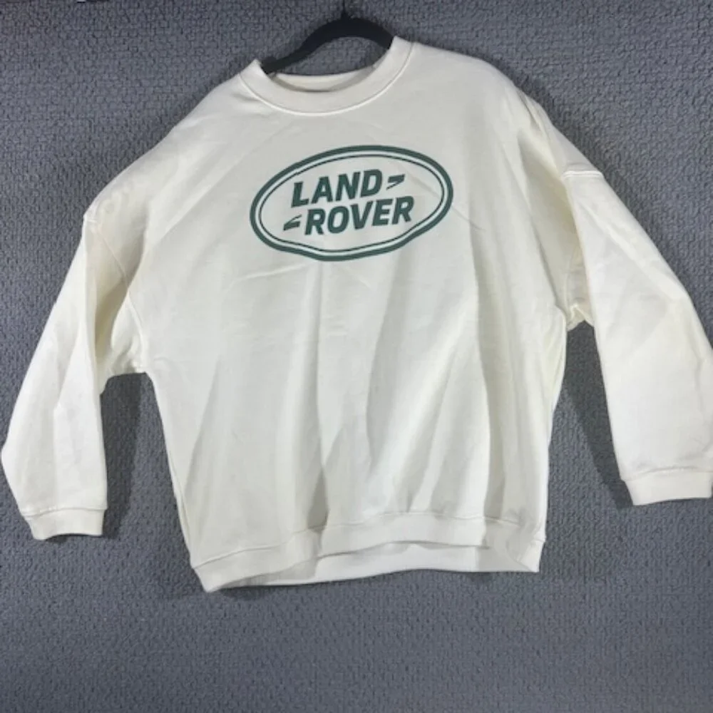 Land Rover / PacSun Collaboration White with Oval Emblem Sweatshirt Small - Picture 1 of 6